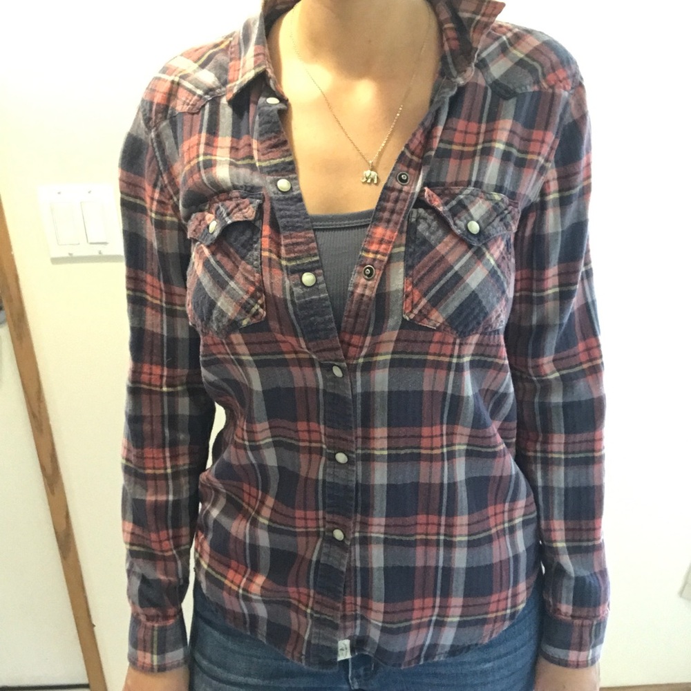 American eagle long sleeve flannel